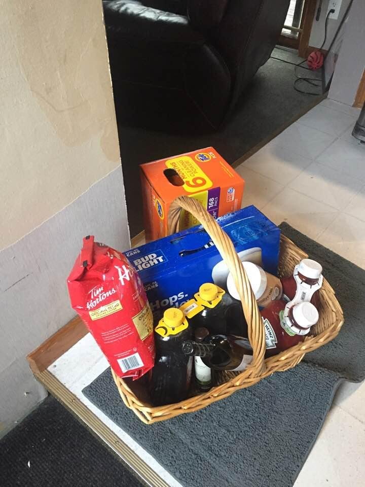To the person who left this basket, thank you very much!!!