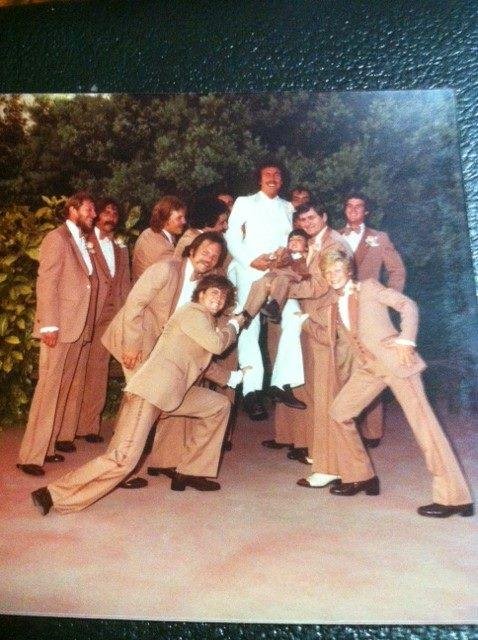 Fun times in 107 degree weather. Visalia. St. Mary's 1981 Fred was looking pretty dapper. Still does!