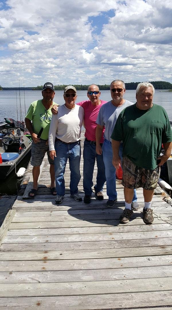 Ohhhh Canadaaaa, fishing trip with Jim Teeters and fellow AHS alums Stan Garrard '72, Rod Haggard '71 and Doug Garrard '68 and me '68.