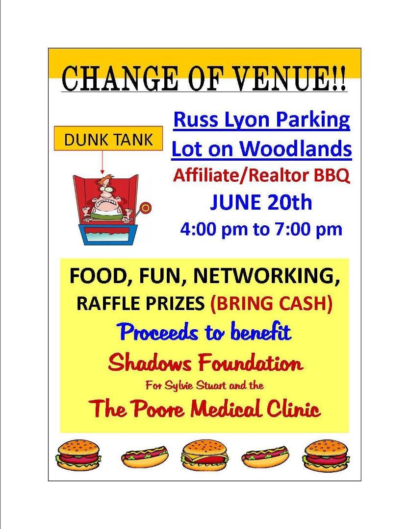 We can't wait for this Thursday!!! Please come out and visit us at this booth, eat some great BBQ, check out all the raffles and guess what?! Our very out Kelli Behrends will in the dunk tank from 4:15-4:30!!! Come out and