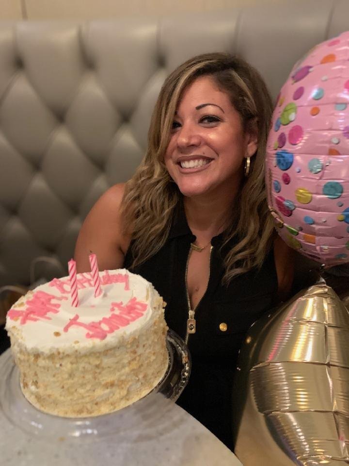This is my Daughter Celebrating Her Birthday with my Son-in-law Mark.
Isn't She Pretty? Oh I so Love Her.