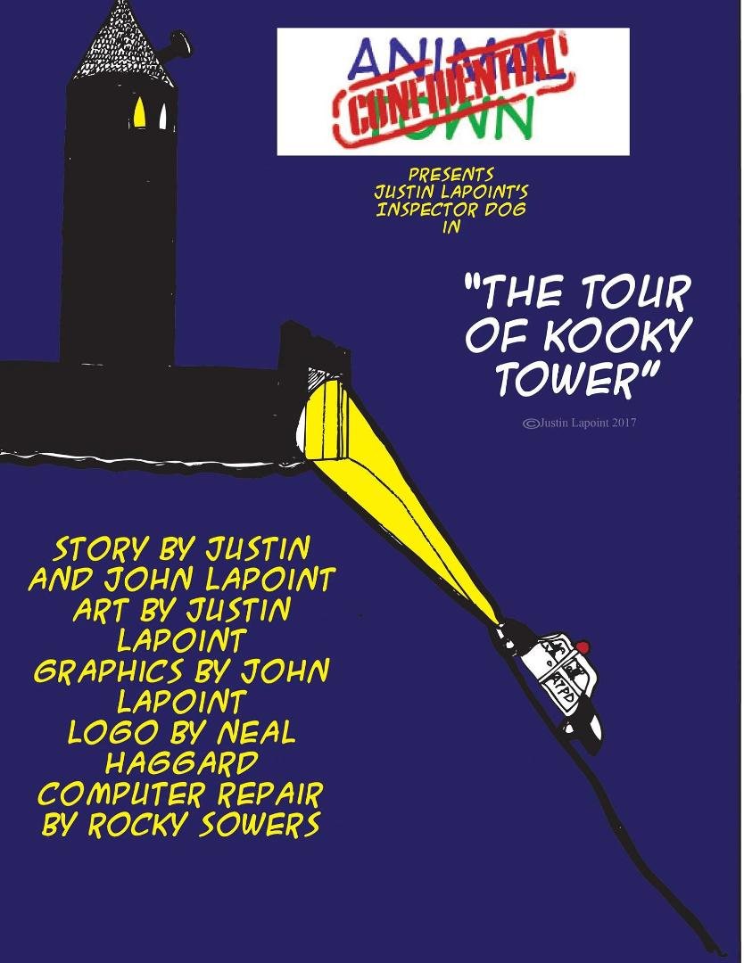 This is the title page of our latest web comic.
