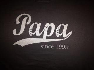 Becoming a Dad made me somebody special. Getting to be a Papa was simply super special. Jake, Elise and Colton - I miss you every day. This picture is of a Tee Shirt that I got from my bride for Valentine's Day.