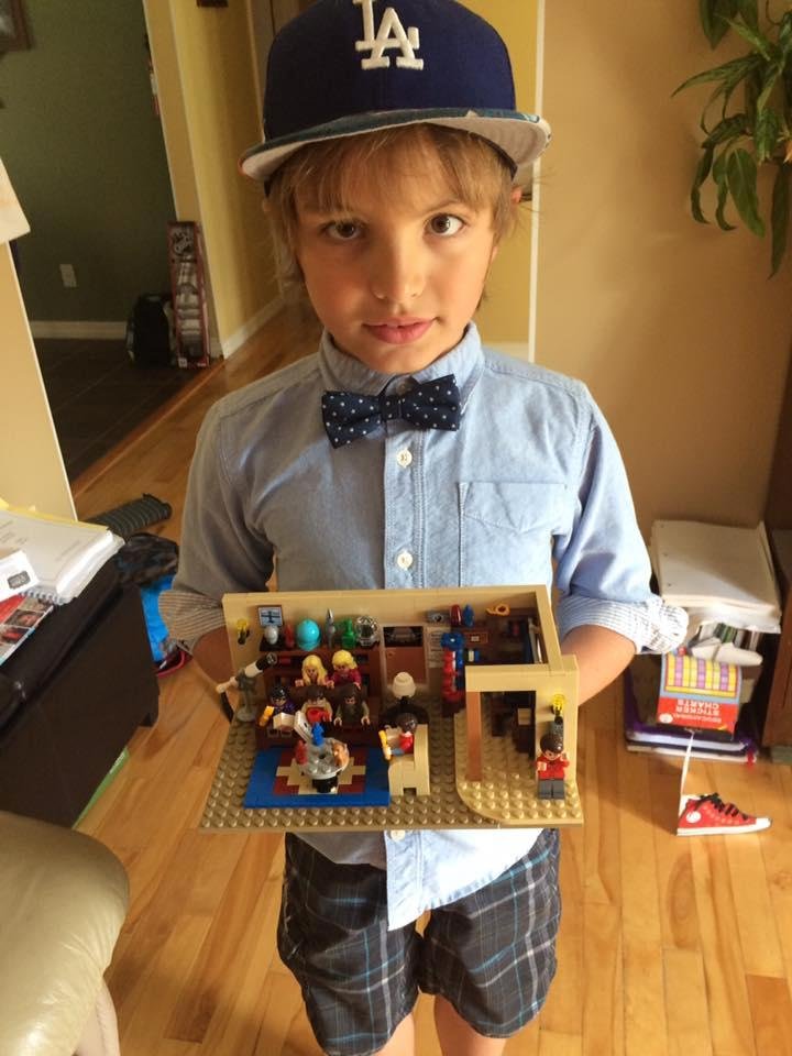 Put the Big Bang Lego set together!