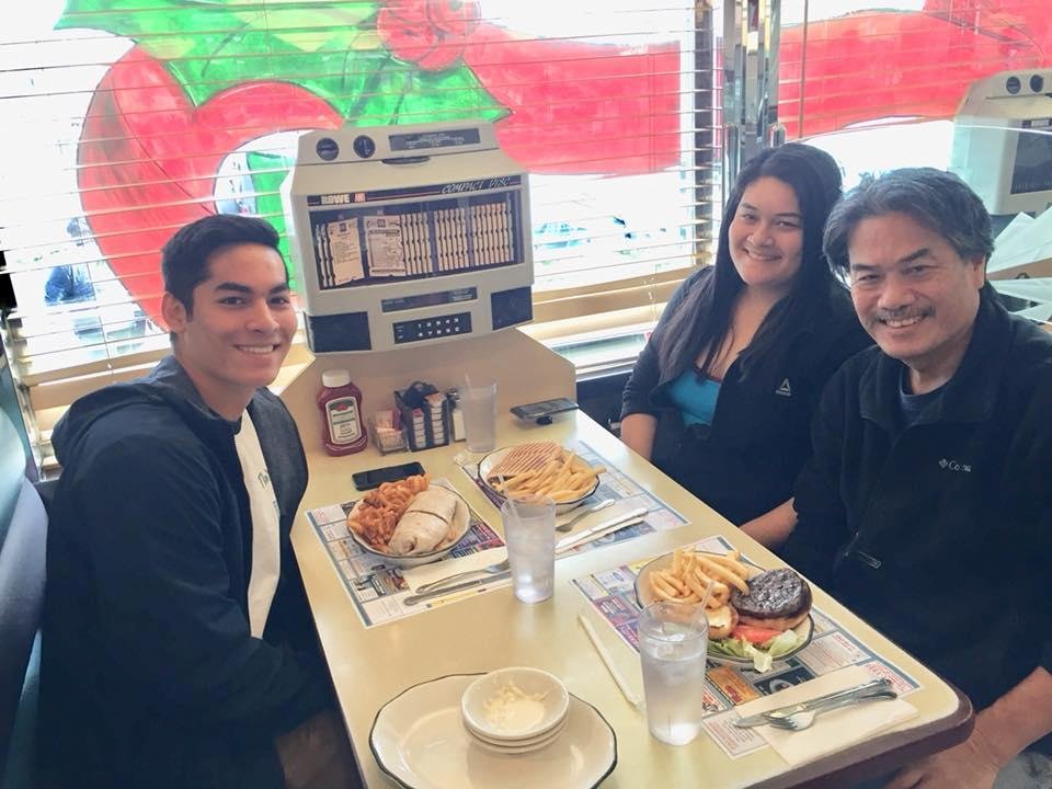 Birthday Lunch out with my kids. Great time together but minus Mike this time. Not the same without him. Looking forward to Xmas break with him home.