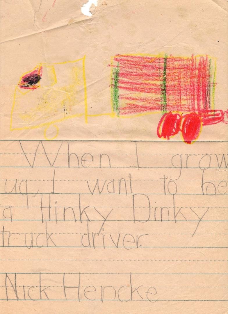 I found this last night while going through papers and this one made me cry, see if you can figure out wh.