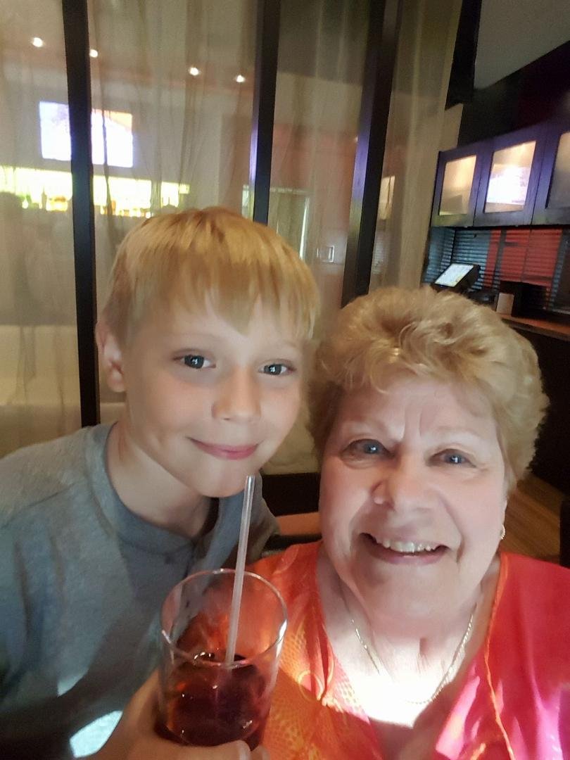 Derek's 8th birthday dinner