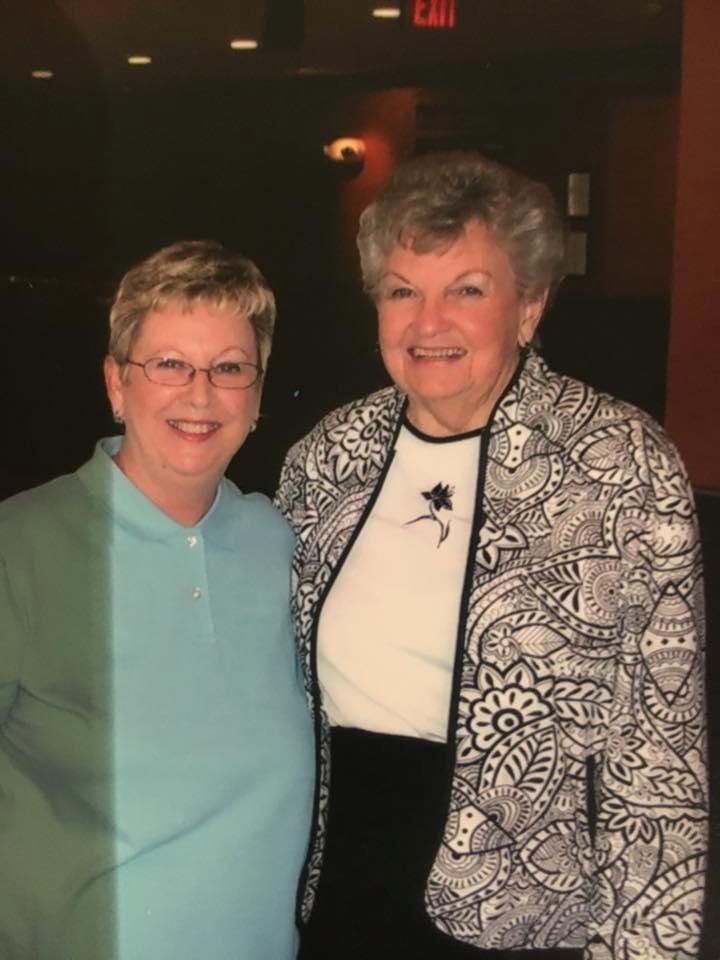 My sweet Dean . One of last picture we had of the two of us. I miss her at this time of the year when we always shopped at Apple Annie's.