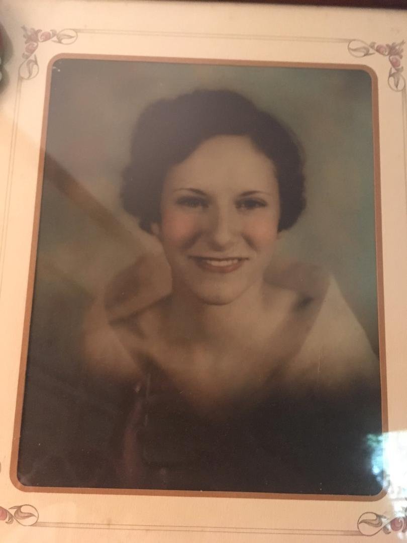 My mother, Helen Lavender Dillingham, in her high school graduation picture.