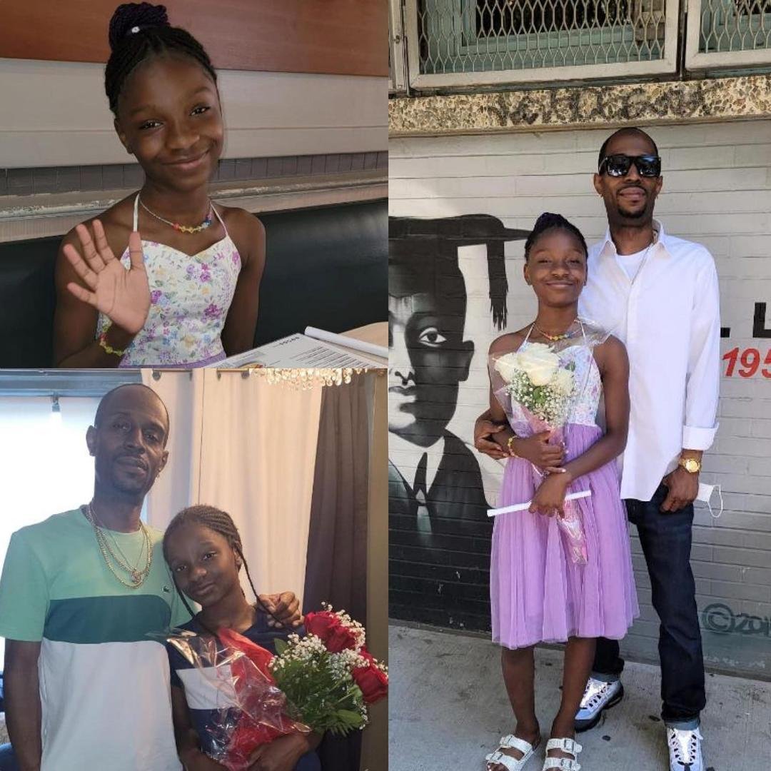 Congratulations💕💕💕to my Beautiful "lil" Granddaughter Germaine (Tiffany), She Graduated today. She's in 7th grade now.