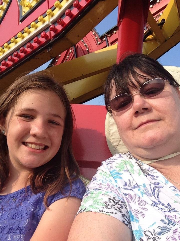 With Ava on ride #7