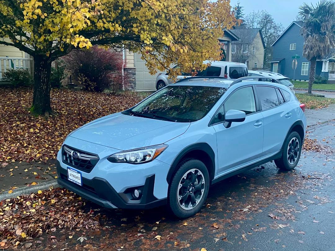 A few hours later, Kirk arrives home in the 2023 Subaru Crosstrek he brought last weekend.