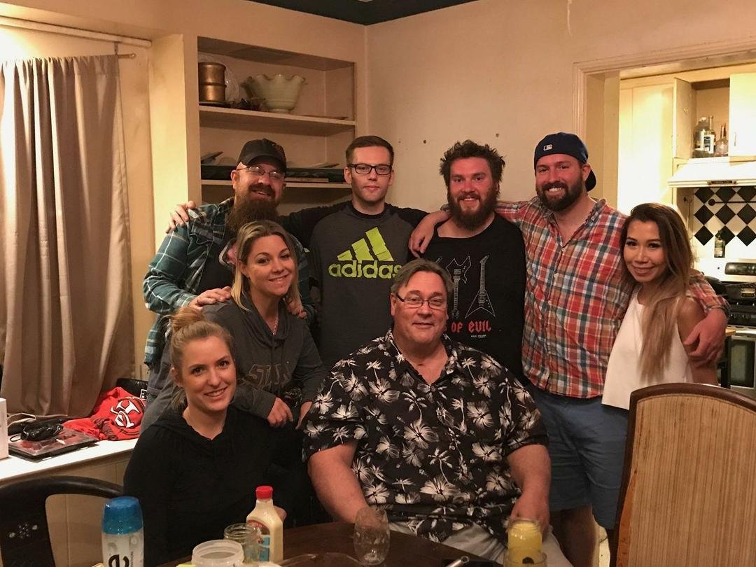 Lots of fun!! 4 of my 5 kids for Easter Dinner