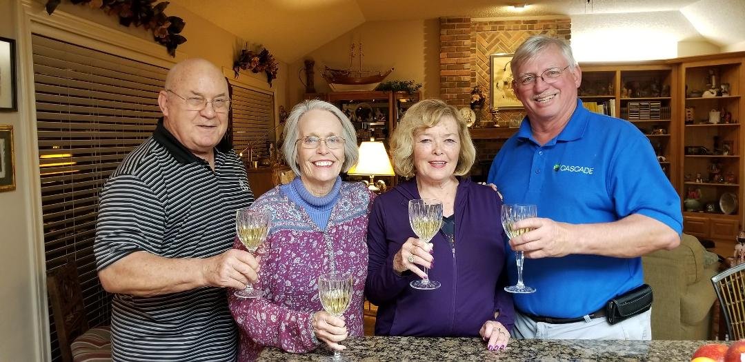Great visit with old DS friends from 42 years ago. Rick and I worked in Ahwaz, Iran together. We met Irene in Bolivia when she married Rick Needoba. What memories!