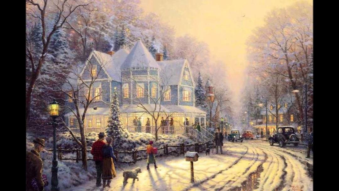 I want to wish all my friends a very merry Christmas and a happy, healthy New Year!!! (This isn't our house, but it looks a lot like it!)