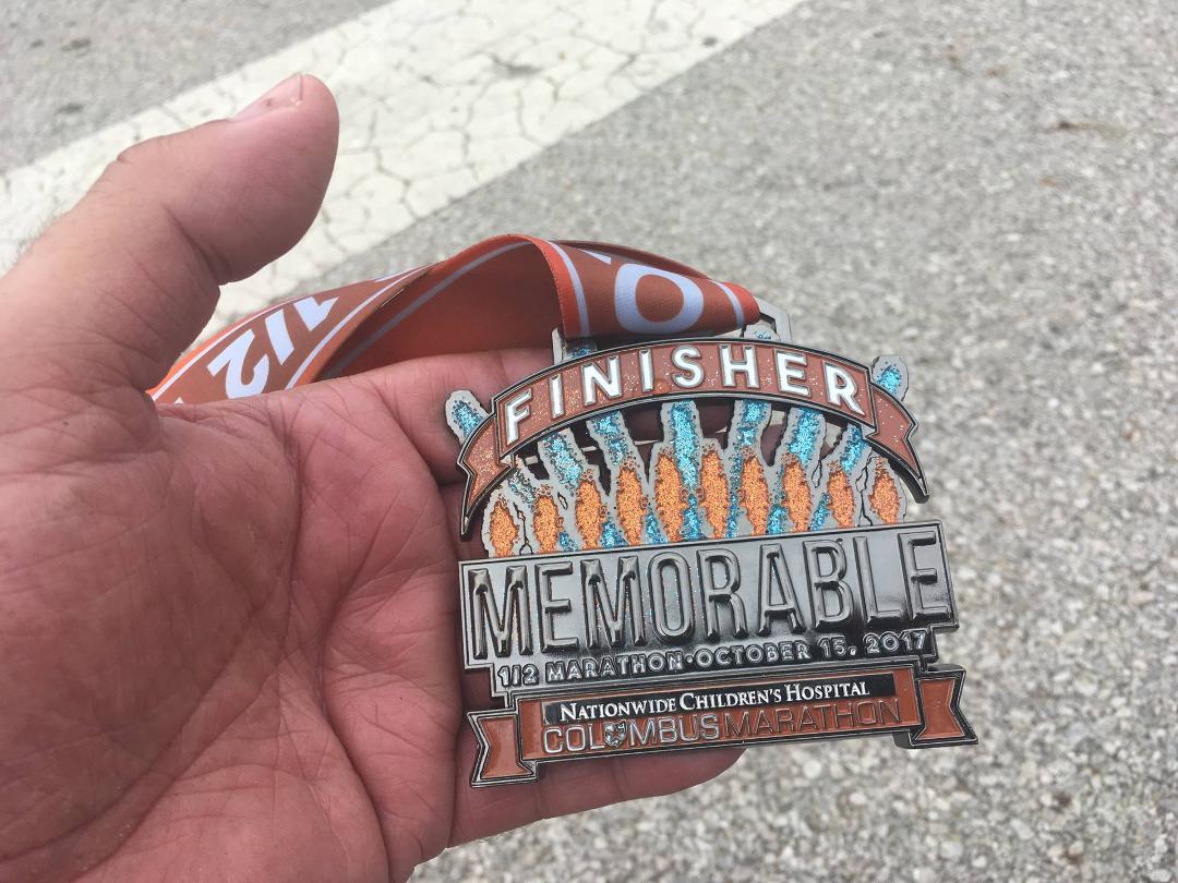That's 3 half marathons this year. I think that's the most halves I've ran in one year.