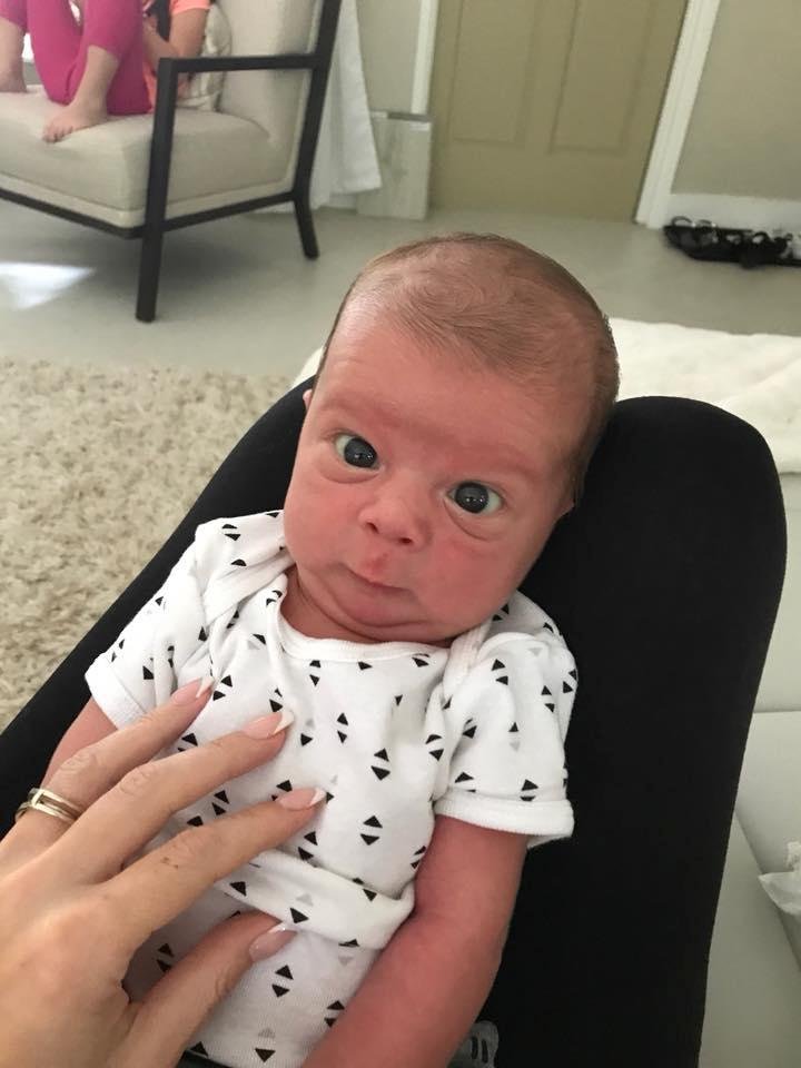 Our grandson Gunner SURPRISE 😳😳😳