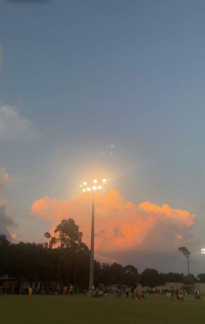 Soccer evening, photo courtesy of Sarah❤❤