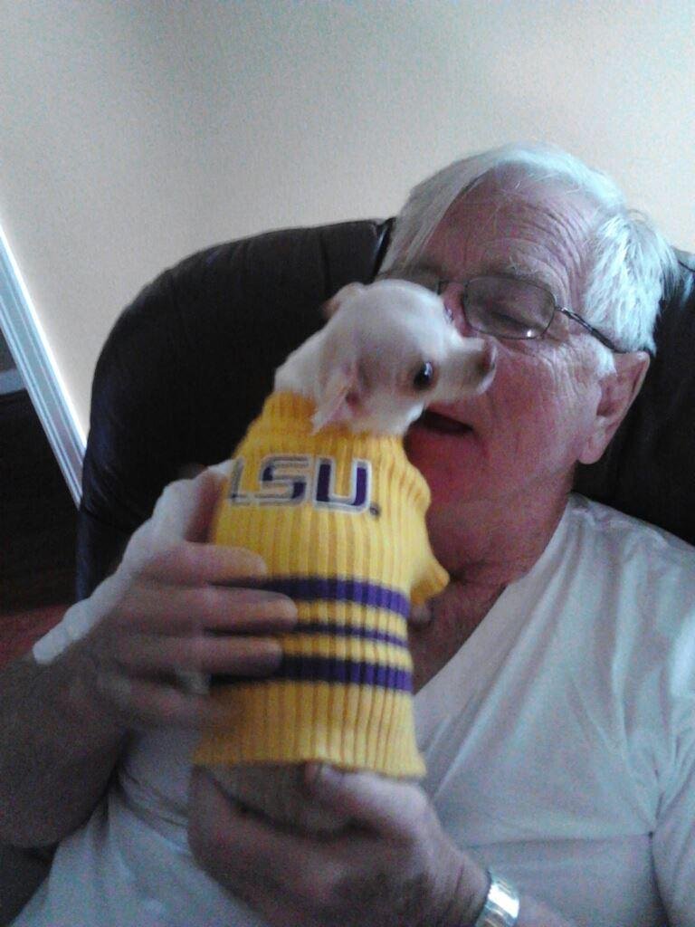 Leo's guard dog