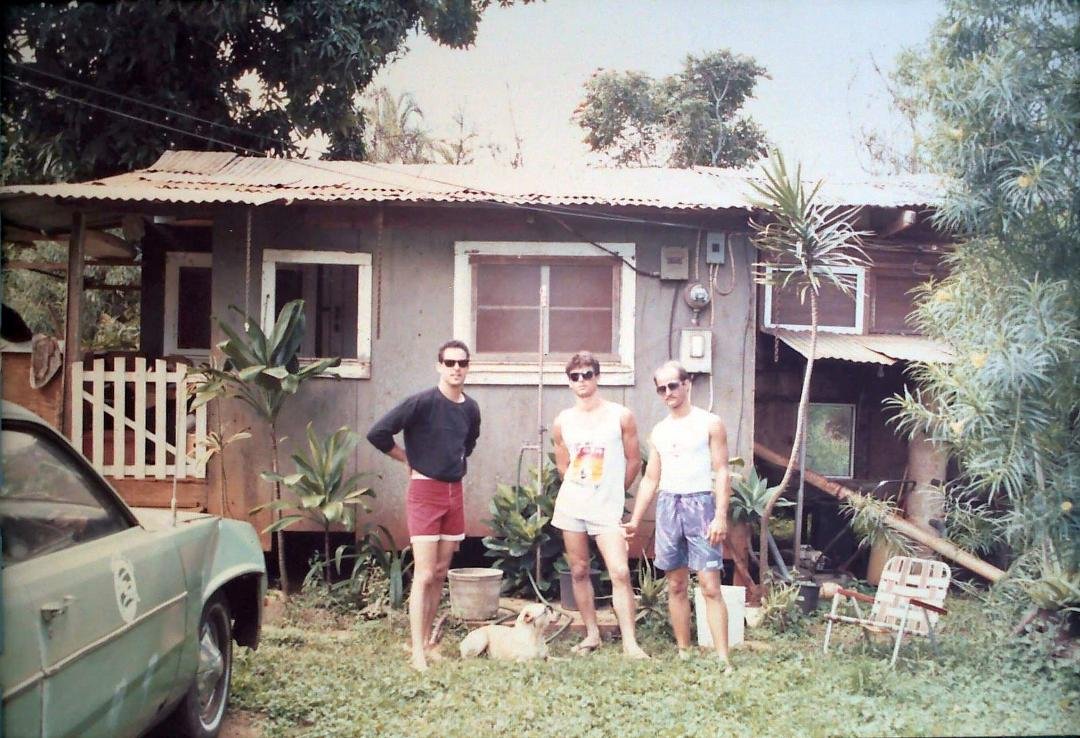 Rural living on the North Shore - We all have Shades On... Mr. Causey's Ranch - Across Kam Hwy. from Laniakea and Police Beach. 1984