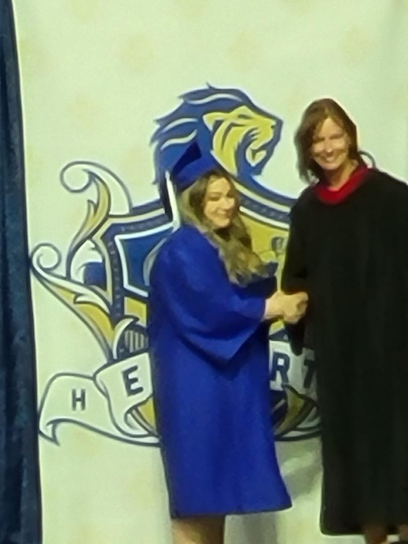 Our baby just graduated