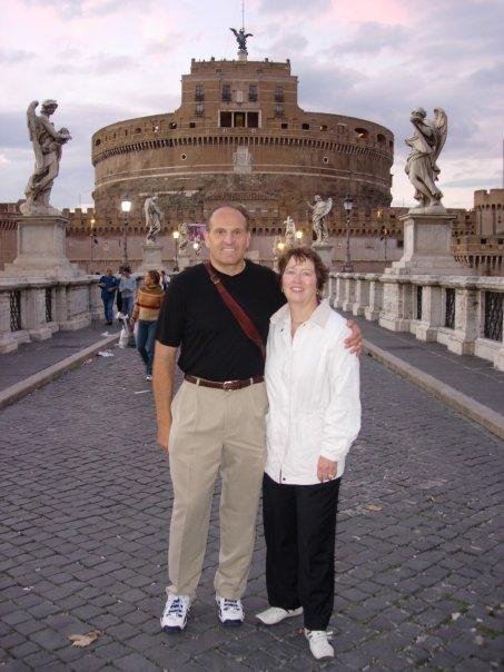 Mary Jo and Ted in Rome, 2006