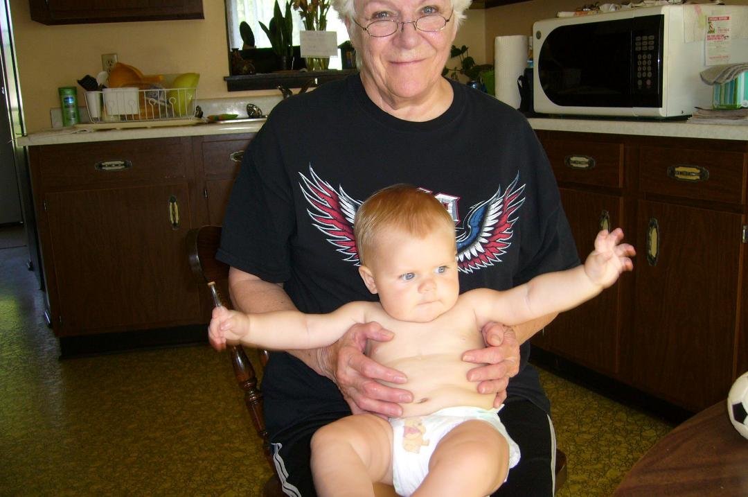 Sorry I cut your head off Weezy.You still look beautiful.Andi Mae is lovely.