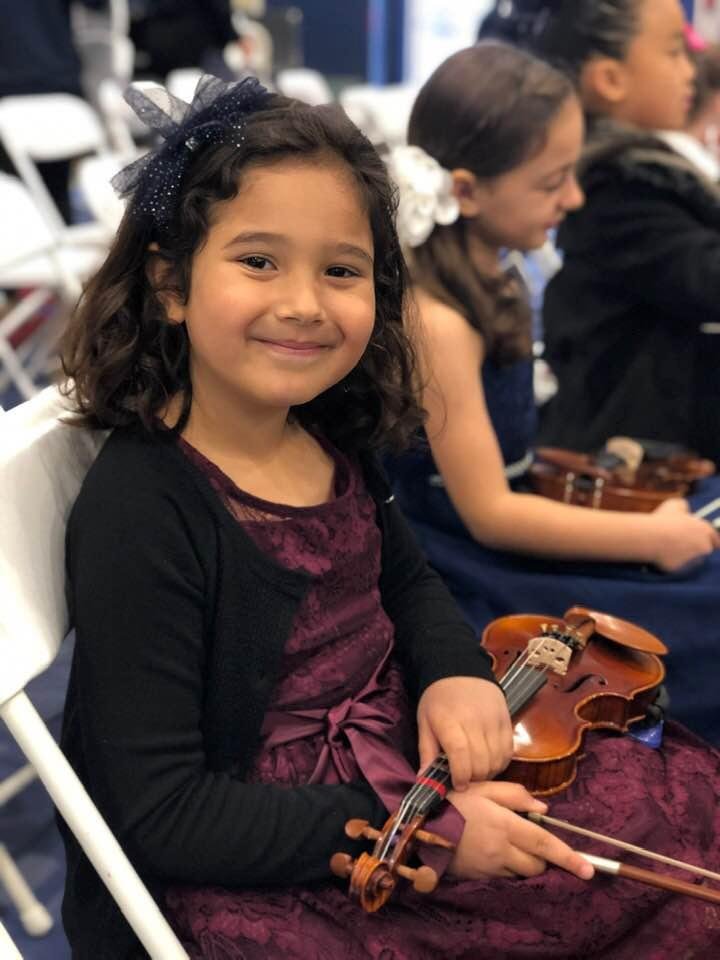 Charlotte at her first concert! 6 yrs old.
