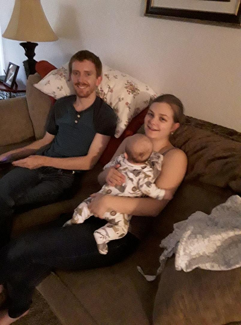 The Millers at home.