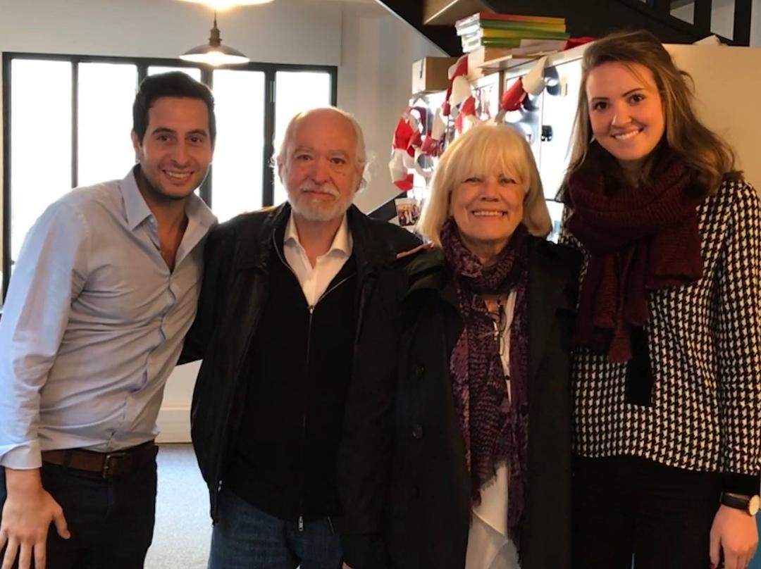 Meeting this morning with David and Kate from GuestToGuest in Paris