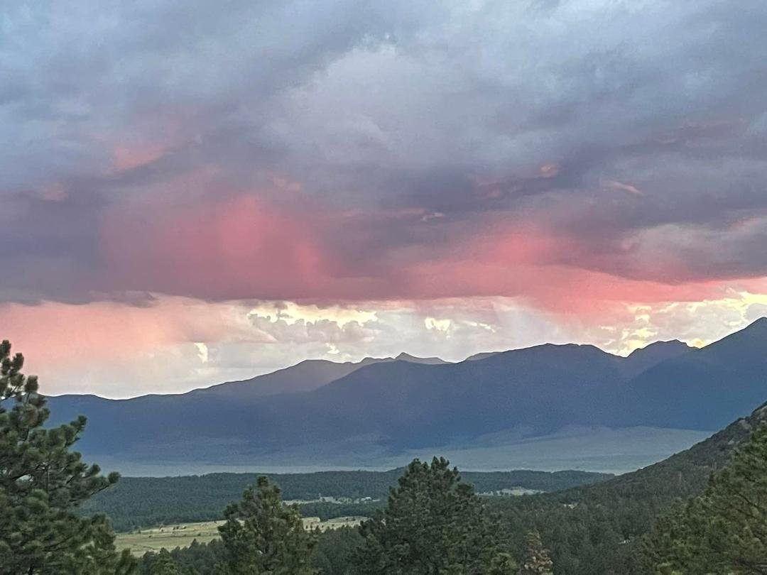 A softer rosier version of our sunset tonight