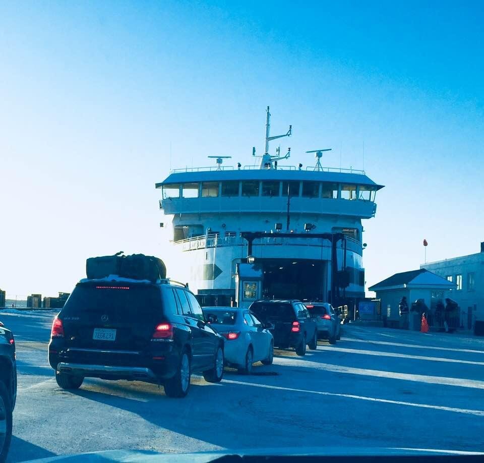 Tell me why anyone in a Mercedes from California is moving to Martha’s Vineyard in January!