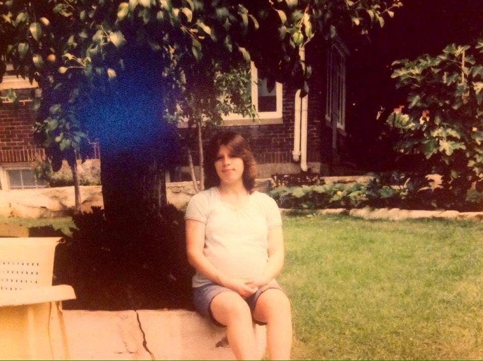 TBT ...... Me pregnant in the early 80's