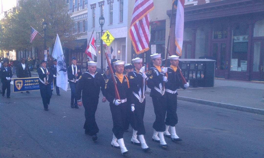 Cadets in the Veterans Day Parade.