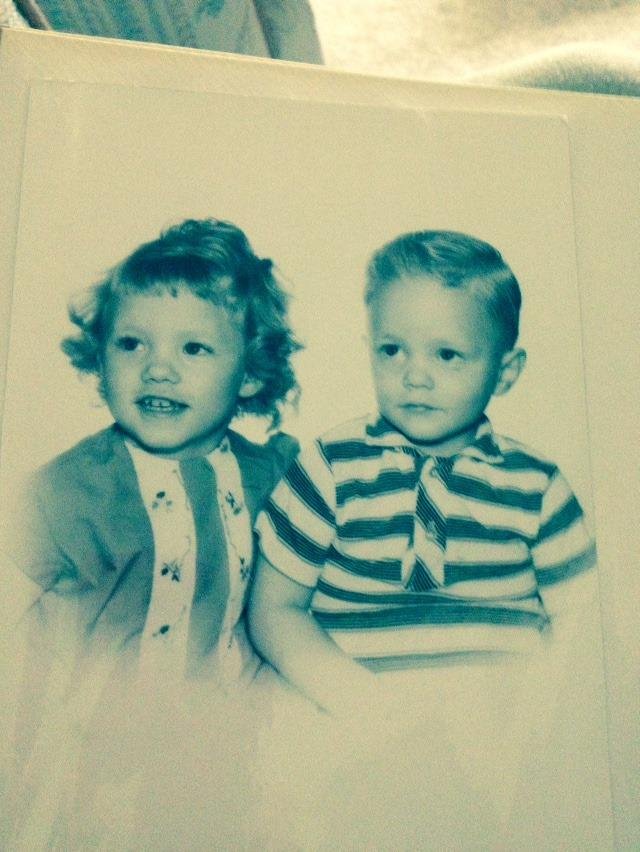My Sister and Me,She is the older one by one year and three days, today she got a little older, Happy Birthday!!! 🎉🎂