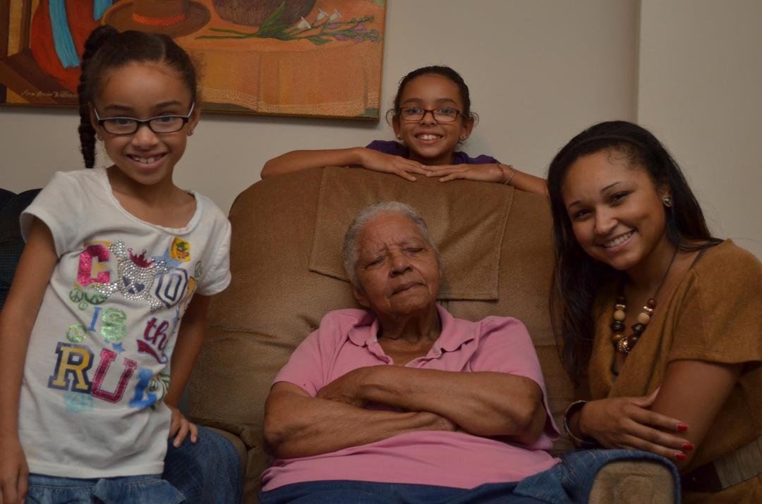 Grandma with my Angels!