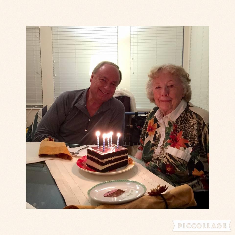 Happy 94th birthday to my mother, Betty Barnes