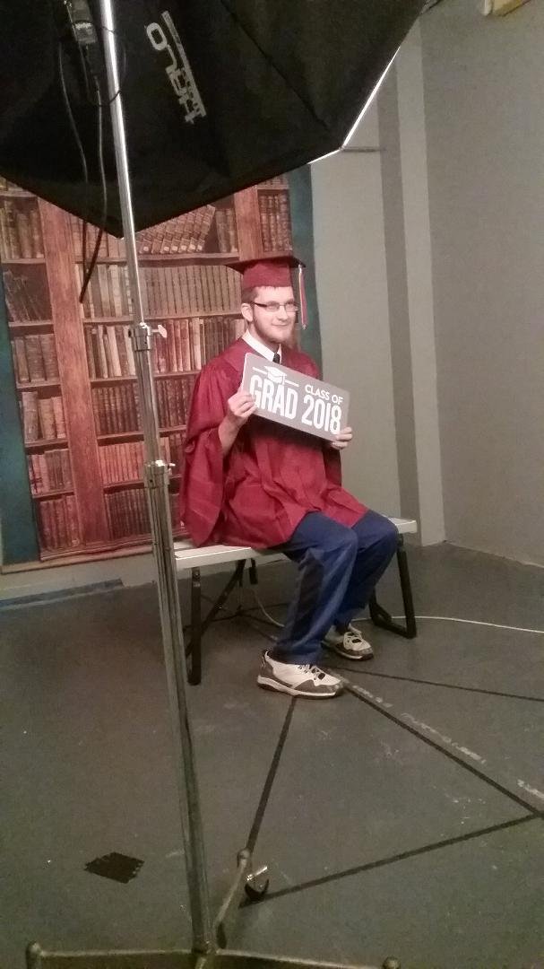 David VanHeiden taking senior pictures......I feel old...lol