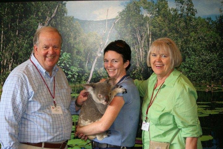 We found that Koalas have a nasty disposition but this one let me scratch his back.