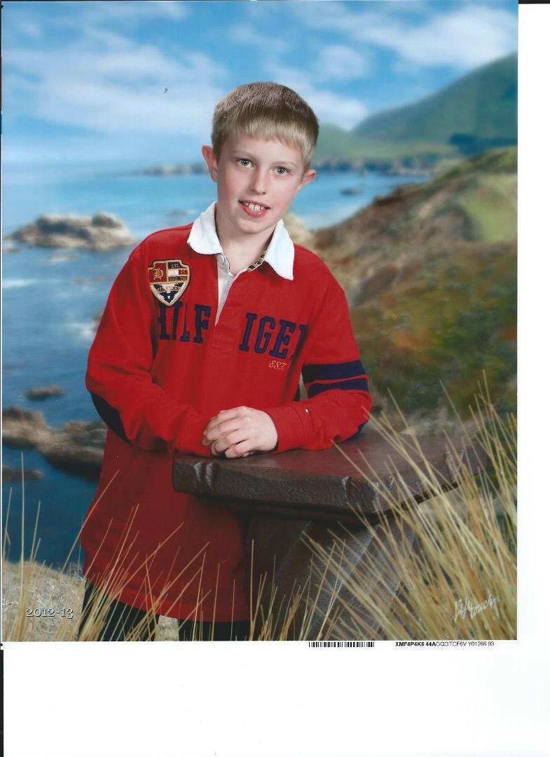 My handsome third grader - someone said he looks like a young Prince William. =)