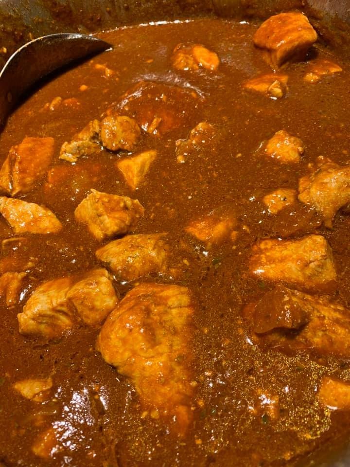 Made chili Colorado for my love for Father’s Day . Homemade sauce from 3 different dried chili’s and I will say so myself it was delicious! #no cans