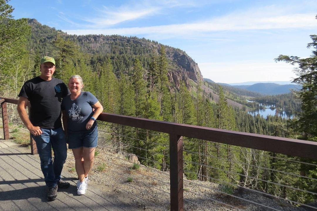 Love your spouse challenge- day 5. Post a picture of you with your sweetie every day for 7 days and challenge 2 people each day. Today I challenge Theresa Drake Miller and Tara Robison. This was this past June on a trip t