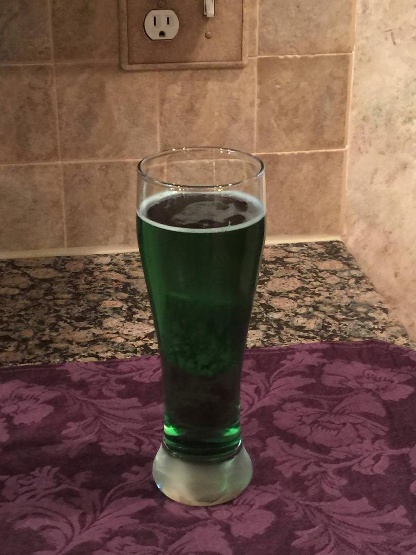 Getting ready to have a green beer to celebrate St. Paddy's Day....not just ANY beer, but a Miller Lite I saved from Tim's house. Happy St. Paddy's Day, Timmy Cook...love you and miss you every single day!! ❤️🍻🍀