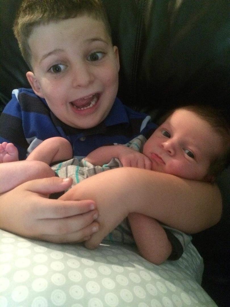 As you can see I've had no influence on the big brother at all. The little serious one will take time.