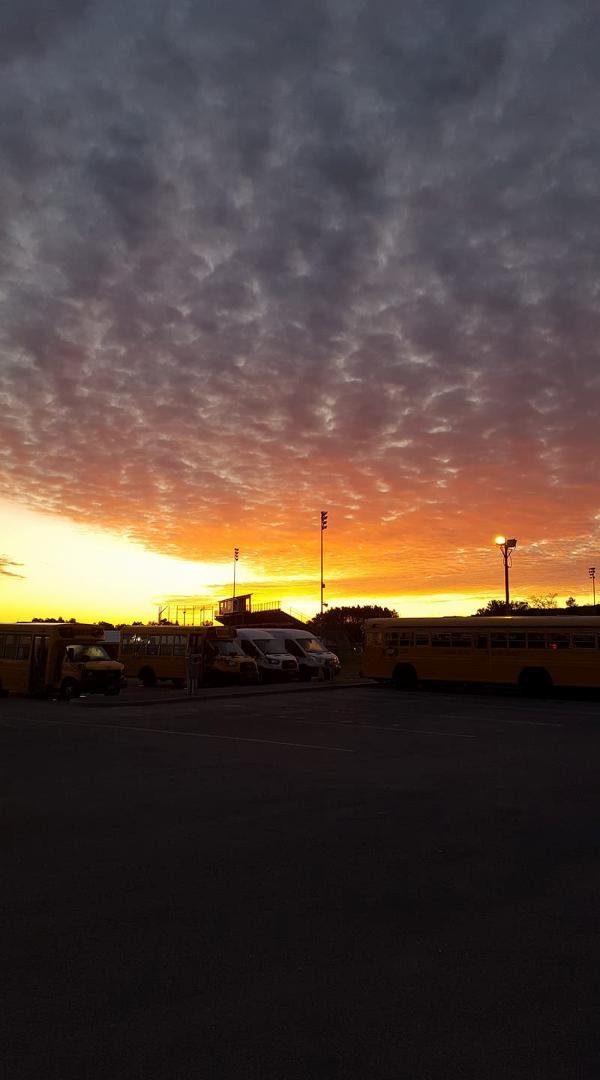 On my way out to my bus!
