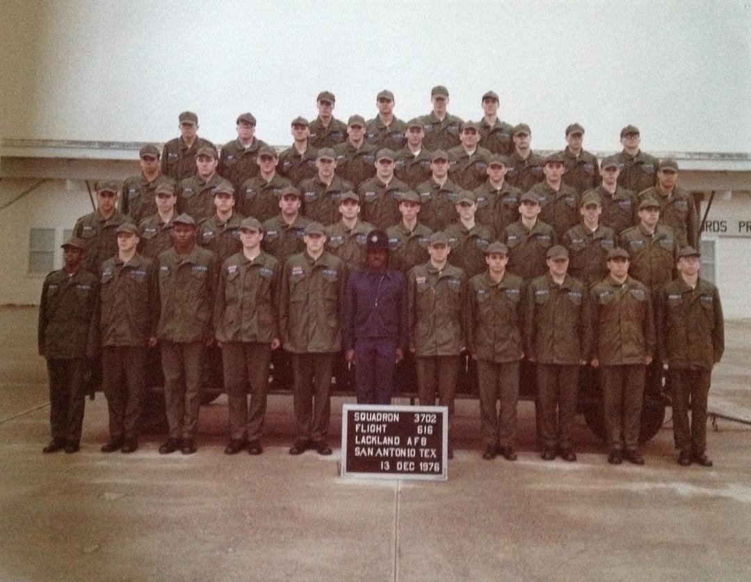 My Basic Military Training Squadron (BMTS) Flight Picture: Sqn: 3702 Flt 616, Nov 1976-Jan 1977.