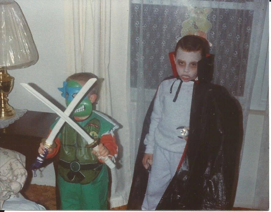 TBT - Count Dracula Bill Forster and Ninja Turtle Steve Forster