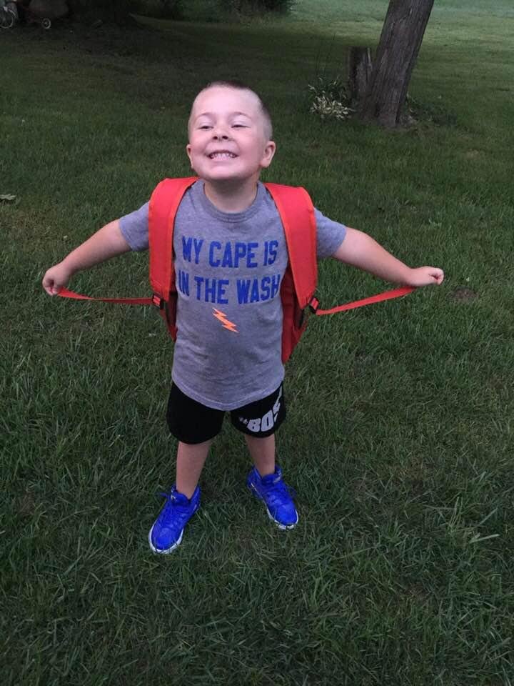 First day of kindergarten❤️