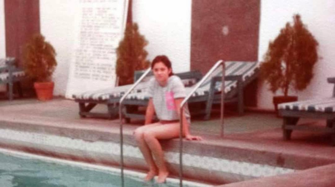 I was 15-16 in the Philippines at our hotel’s pool hung over lol