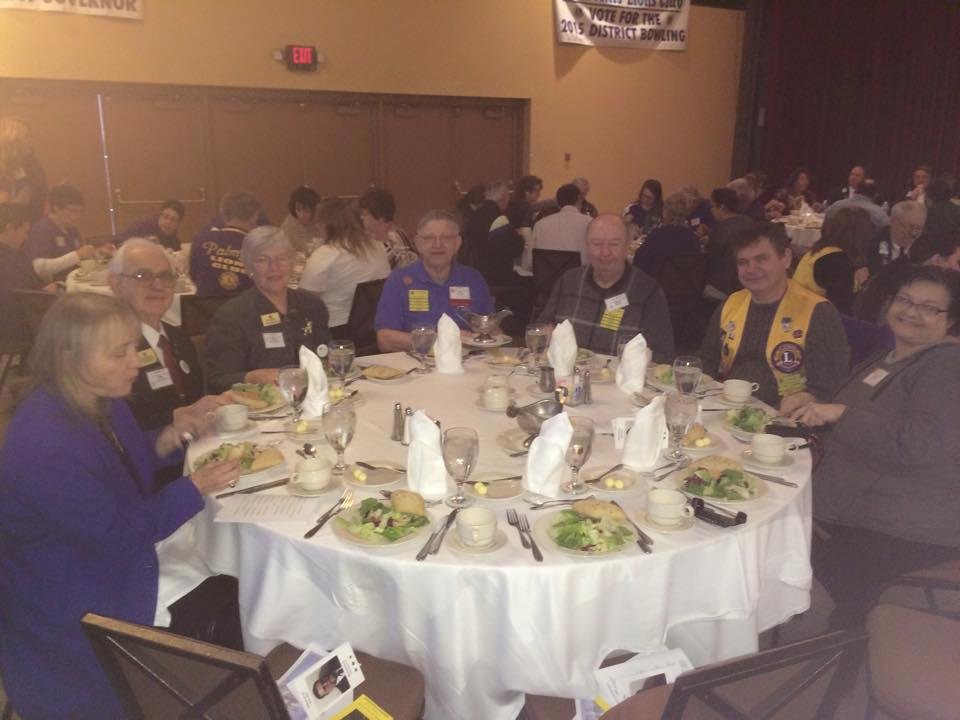 Enjoying the 37th Annual District 27-A1 Lions Convention with many of my fellow Lions and friends in service.